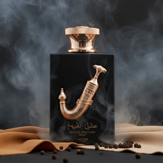 Ishq Al Shuyukh Gold - Lattafa - Decant Sample - Arometry.com