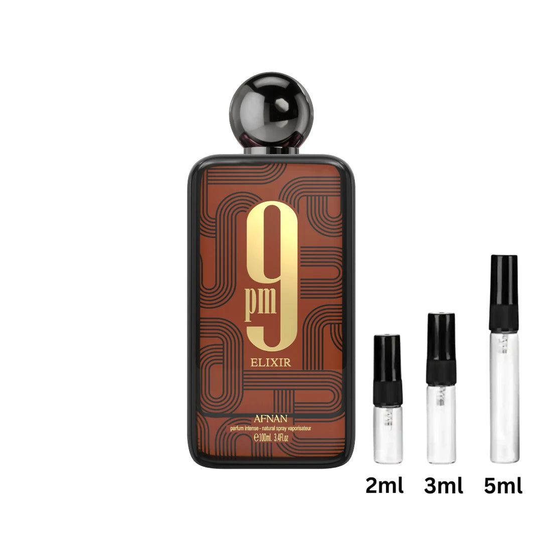 9pm Elixir - Afnan - Probe Sample Decant 2ml, 3ml, 5ml