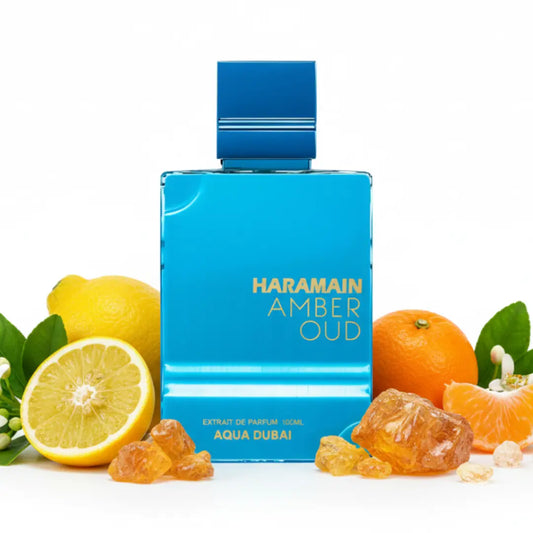 Amber Oud Aqua Dubai - Al Haramain - Decant Sample Probe - Arometry.com