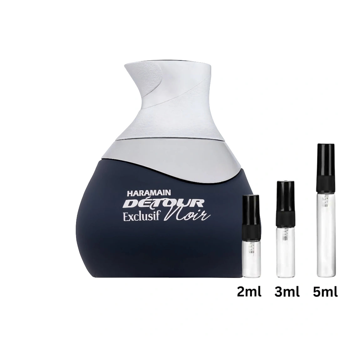 Detour Noir Exclusif - Al Haramain - Decant Sample Probe - 2ml, 3ml, 5ml