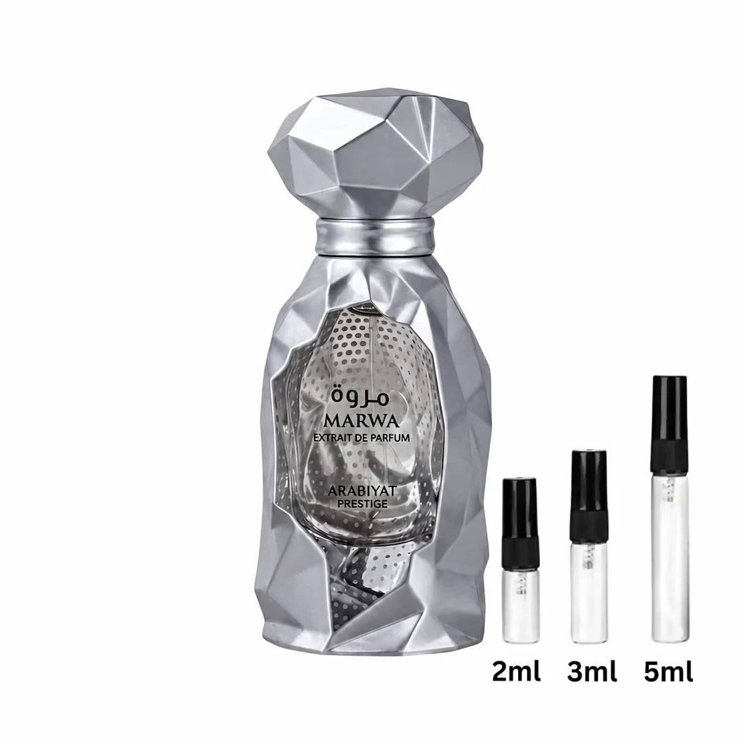 Arabiyat Prestige Marwa Extrait Sample Decant Probe 2ml, 3ml, 5ml