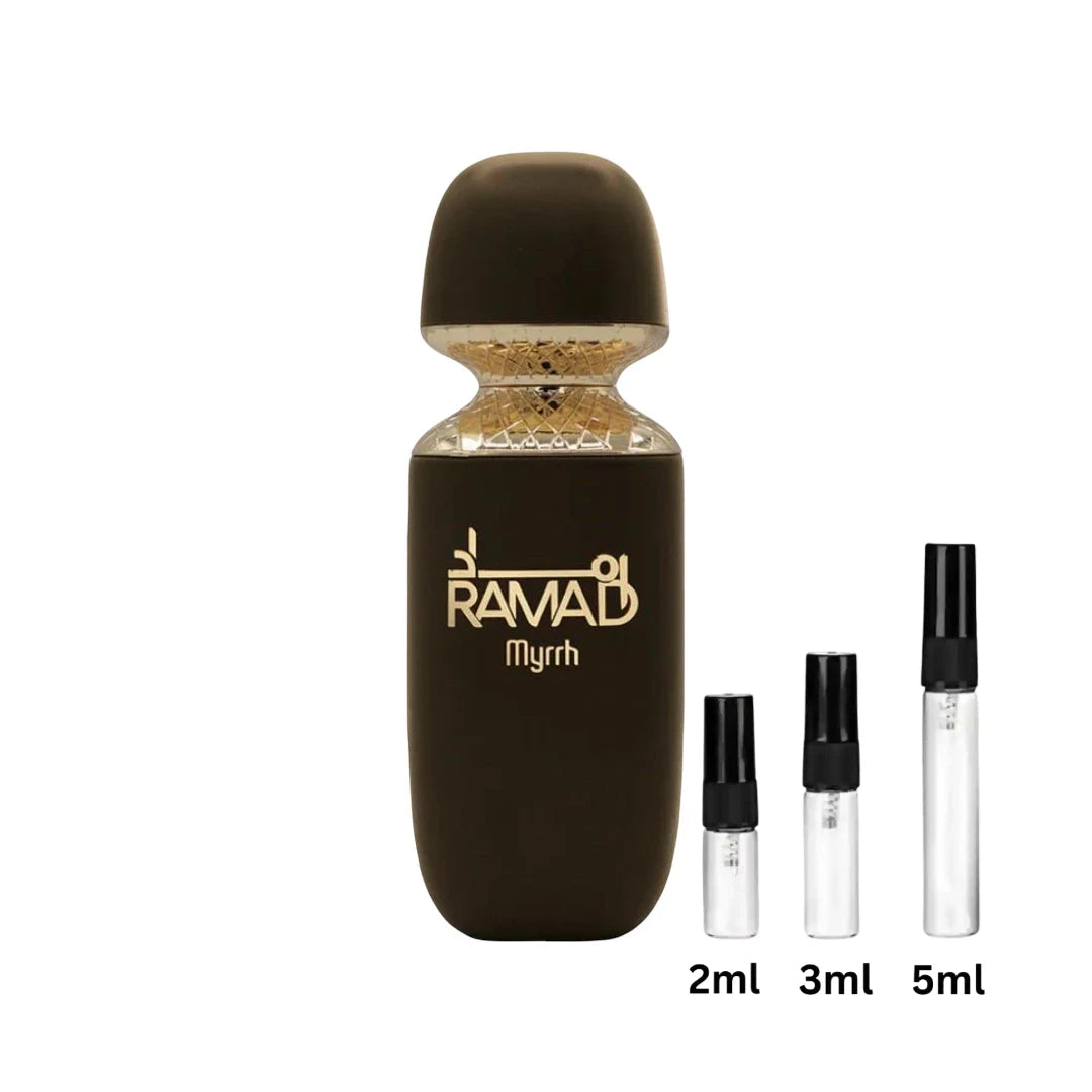 Arabiyat Prestige Ramad Myrrh Sample Decant probe 2ml, 3ml, 5ml