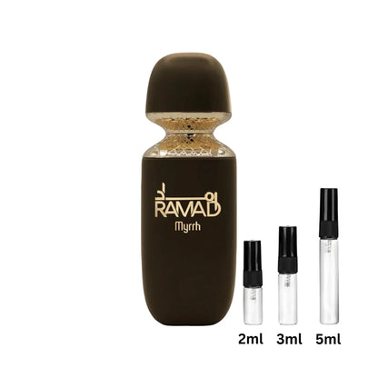 Arabiyat Prestige Ramad Myrrh Sample Decant probe 2ml, 3ml, 5ml