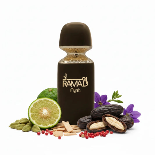 Arabiyat Prestige Ramad Myrrh Sample Decant probe Arometry.com