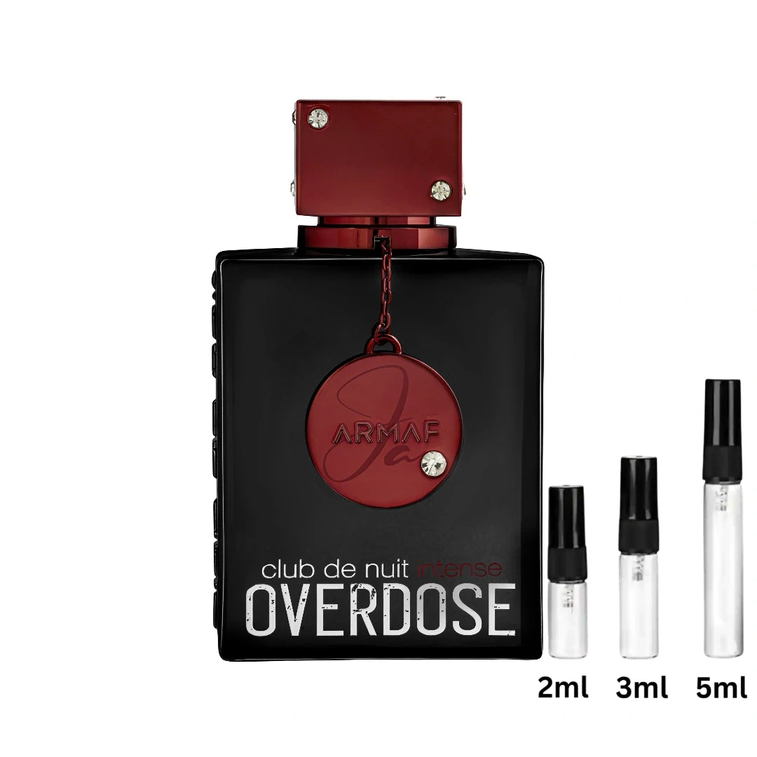 Armaf Club de Nuit Intense Overdose Sample Decant Probe 2ml, 3ml, 5ml