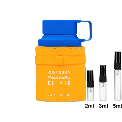 Armaf Odyssey Mandarin Sky Elixir Probe Decant Sample 2ml, 3ml, 5ml