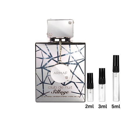 Club de Nuit Sillage - Decant Sample Probe - 2ml, 3ml, 5ml