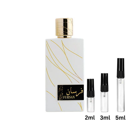 Fursan White - Khadlaj - Probe Sample Decant - 2ml, 3ml, 5ml