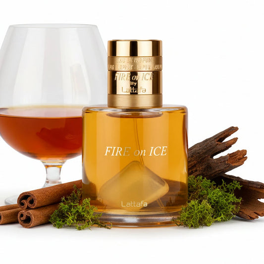 Lattafa Fire on Ice Sample Decant Arometry.com