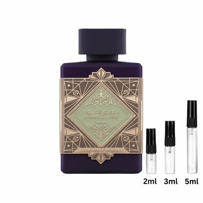 Lattafa Bade'e Al Oud Amethyst Fusion Sample Decant Probe 2ml, 3ml, 5ml