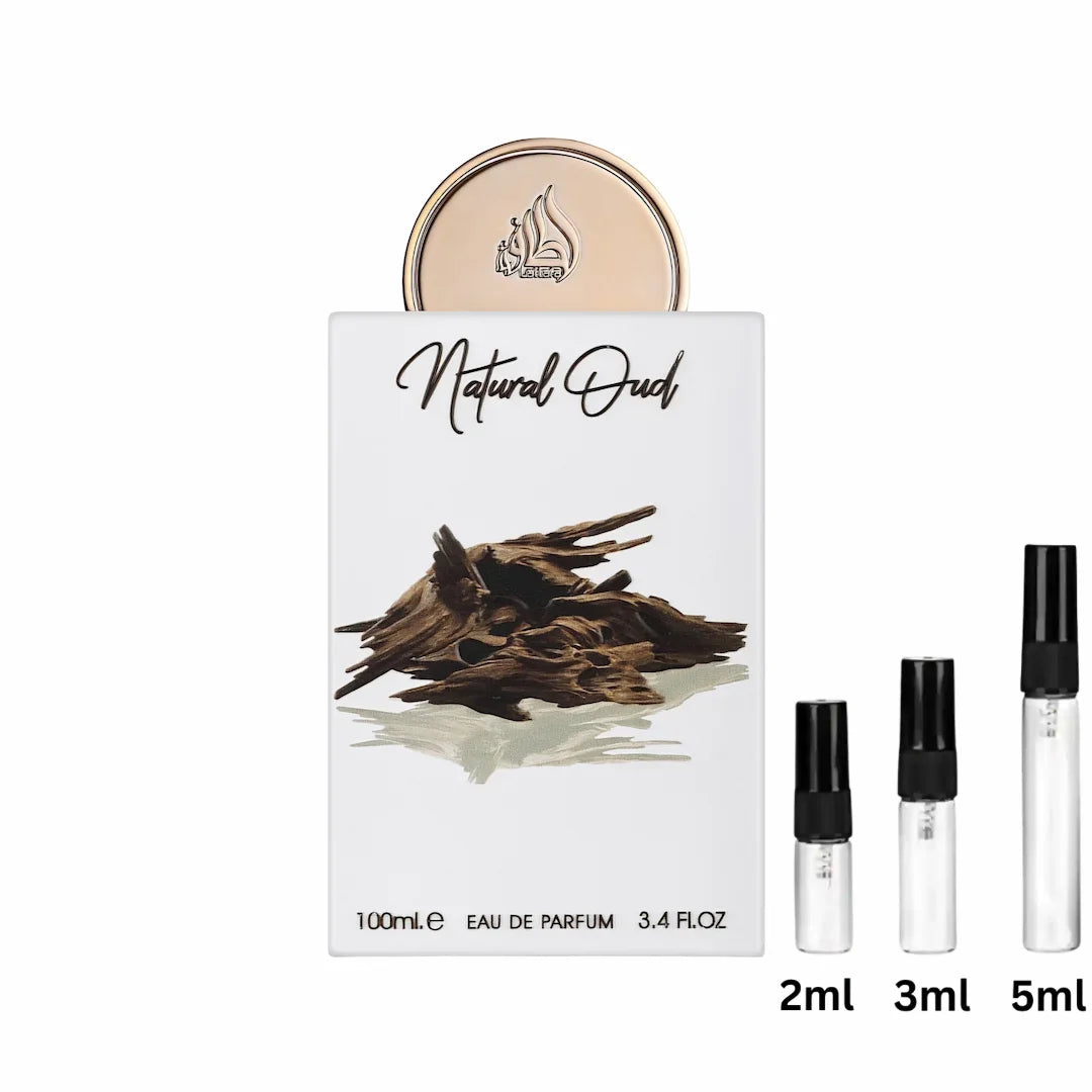 Lattafa Natural Oud Sample Probe Decant 2ml, 3ml, 5ml