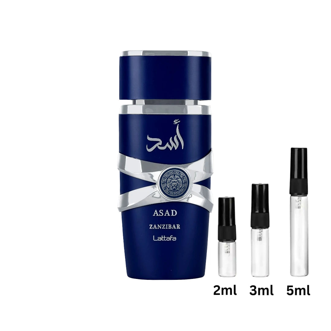 Asad Zanzibar - Lattafa - Decant Sample Probe - 2ml, 3ml, 5ml