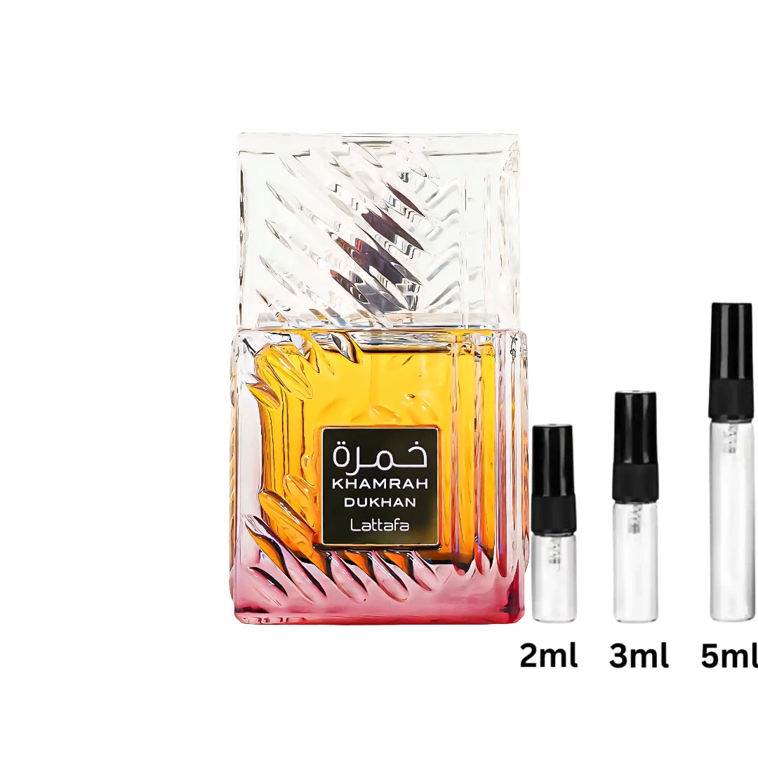 Khamrah Dukhan - Lattafa - Decant Sample Probe - 2ml, 3ml, 5ml