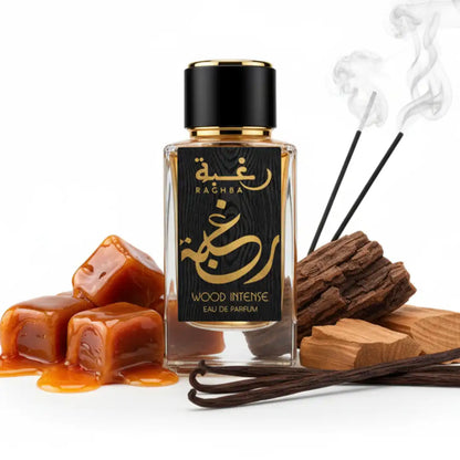 Raghba Wood Intense - Lattafa - Decant Sample Probe - Arometry.com