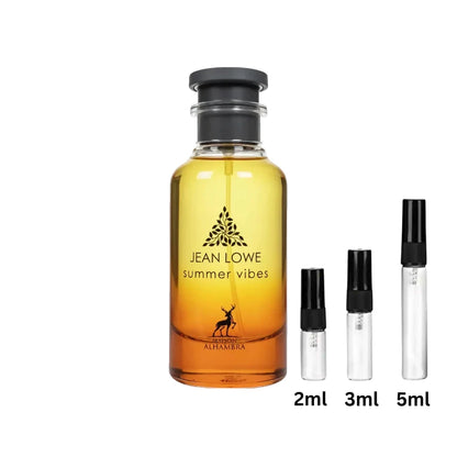 Maison Alhambra Jean Lowe Summer Vibes Probe Sample Decant 2ml, 3ml, 5ml