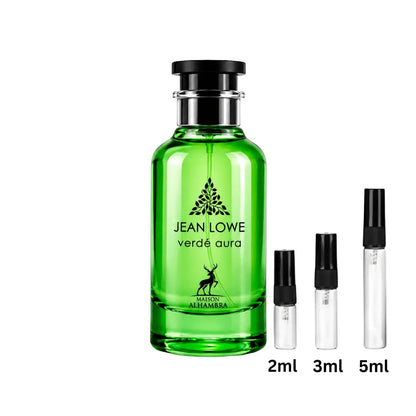 Maison Alhambra Jean Lowe Verde Aura Sample Probe Decant 2ml, 3ml, 5ml