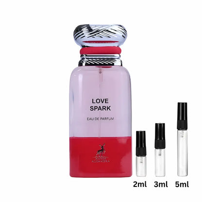 Maison Alhambra Love Spark Sample Decant Probe 2ml, 3ml, 5ml