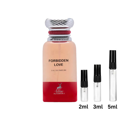 Forbidden Love - Maison Alhambra - Decant Sample Probe - 2ml, 3ml, 5ml