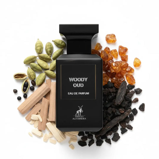 Woody Oud - Maison Alhambra - Decant Sample Probe - Arometry.com