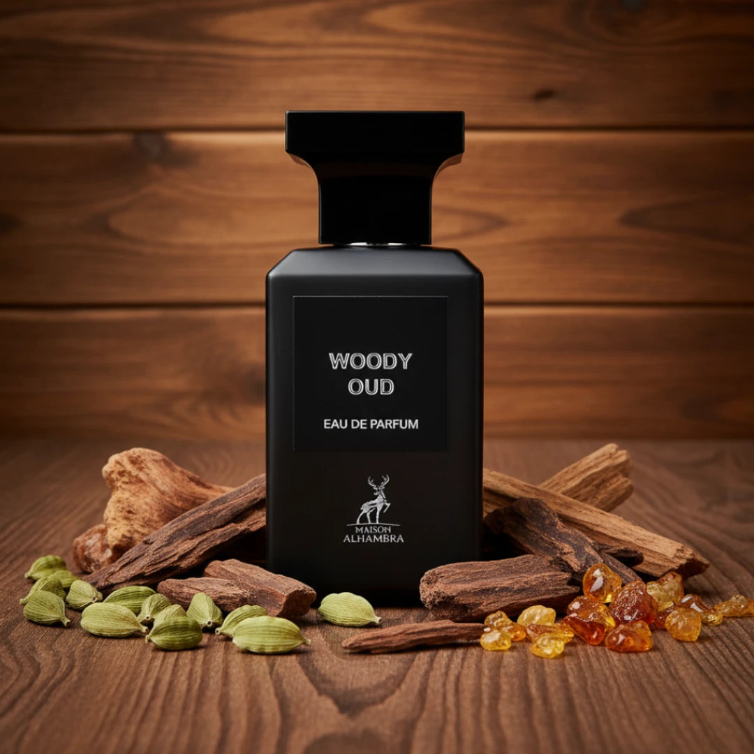 Woody Oud - Maison Alhambra - Decant Sample - Arometry.com