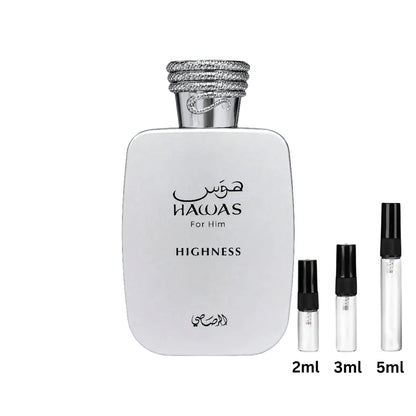 Rasasi Hawas Highness Probe Sample Decant 2ml, 3ml, 5ml