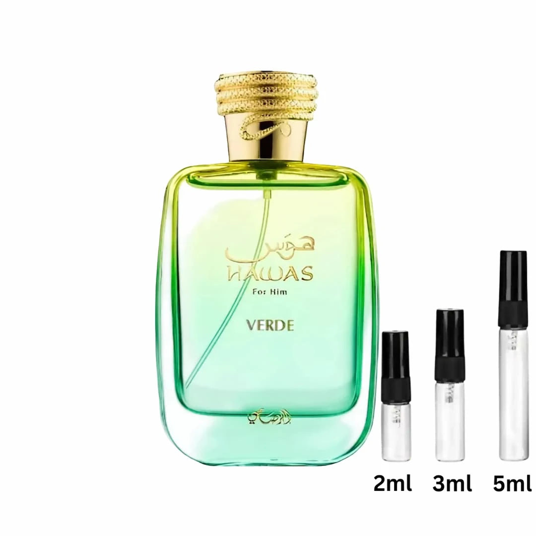 Rasasi Hawas Verde Sample Probe Decant