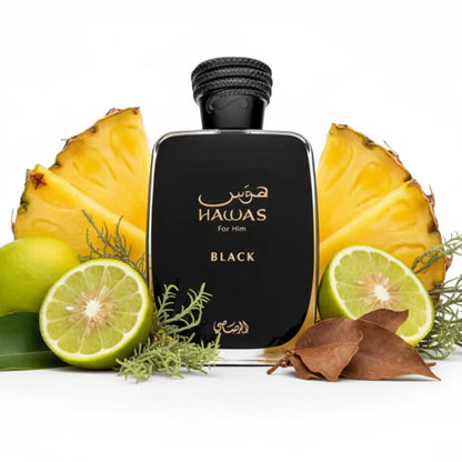 Hawas Black - Rasasi - Decant Sample Probe - Arometry.com