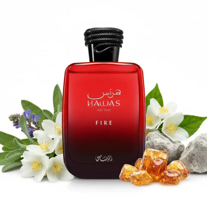 Hawas Fire - Rasasi - Decant Sample Probe - Arometry.com