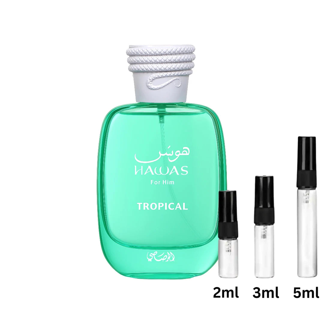 Hawas Tropical - Rasasi - Decant Sample Probe - 2ml, 3ml, 5ml