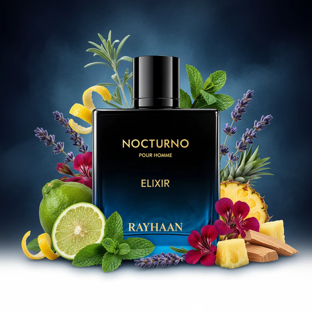 Rayhaan Nocturno Elixir Probe Sample Decant Arometry