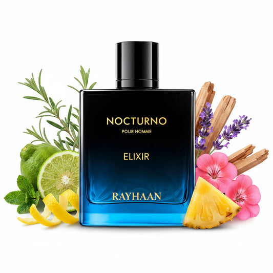Rayhaan Nocturno Elixir Probe Sample Decant Arometry.com